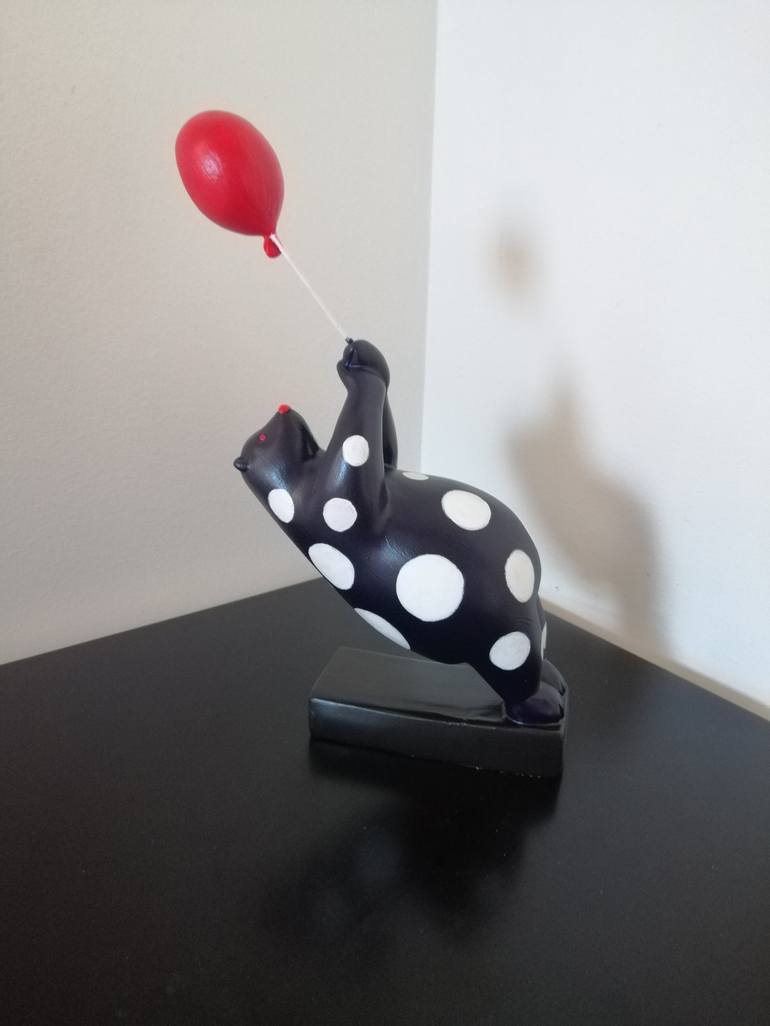 Original Pop Art Animal Sculpture by Carole Carpier