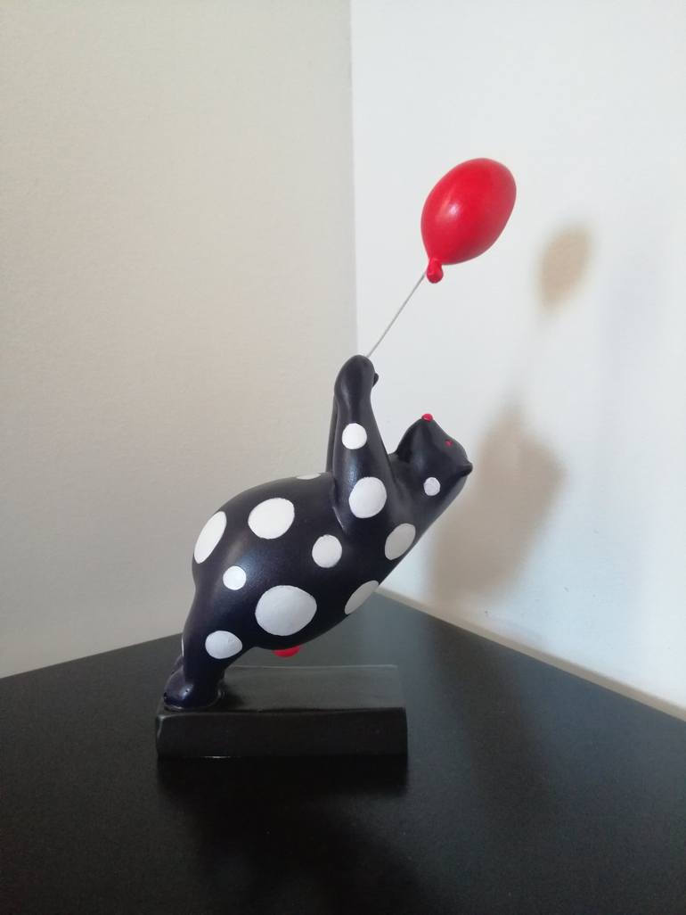 Original Pop Art Animal Sculpture by Carole Carpier