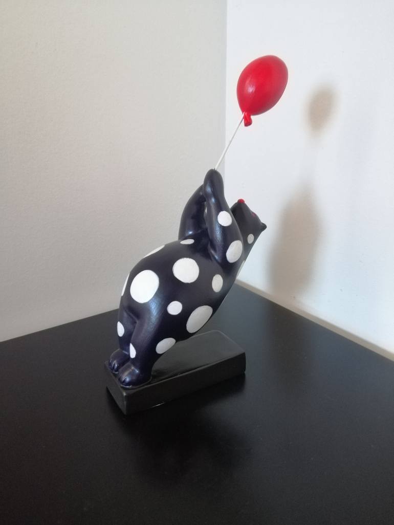 Original Pop Art Animal Sculpture by Carole Carpier