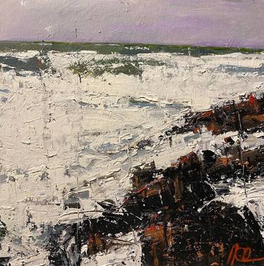 Original Abstract Expressionism Seascape Paintings by John Neidecker