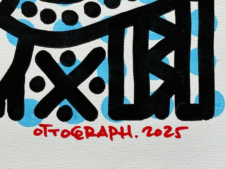 Original Pop Art Cartoon Painting by Ottograph Amsterdam