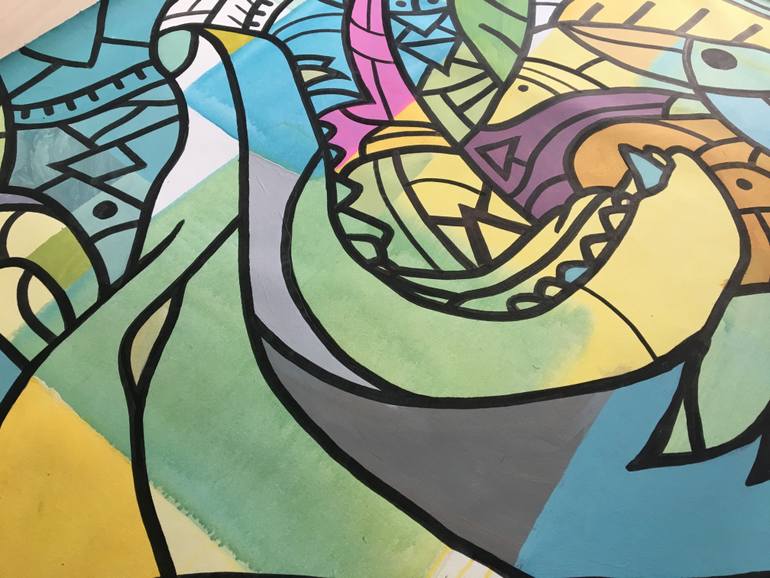 Original Figurative Animal Painting by Ottograph Amsterdam