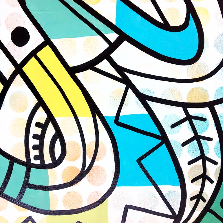 Original Modernism Abstract Painting by Ottograph Amsterdam