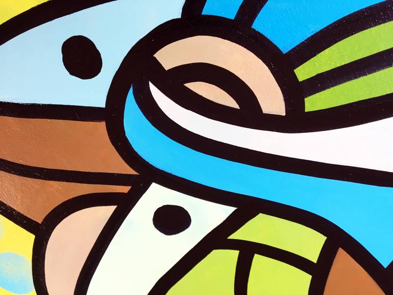 Original Cubism Abstract Painting by Ottograph Amsterdam