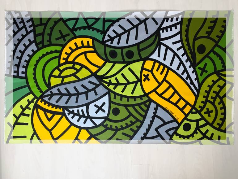 Original Modernism Abstract Painting by Ottograph Amsterdam