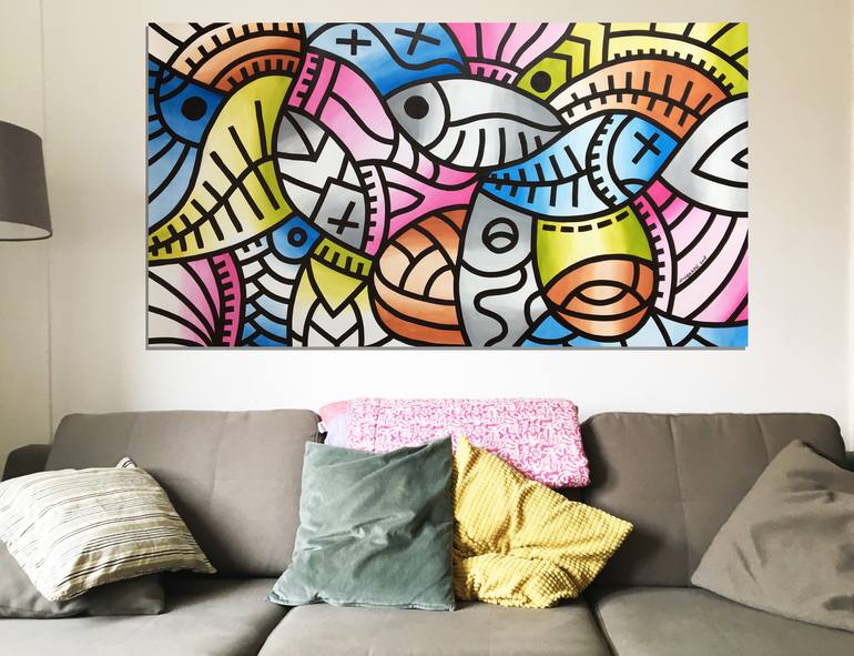 Original Modernism Abstract Painting by Ottograph Amsterdam