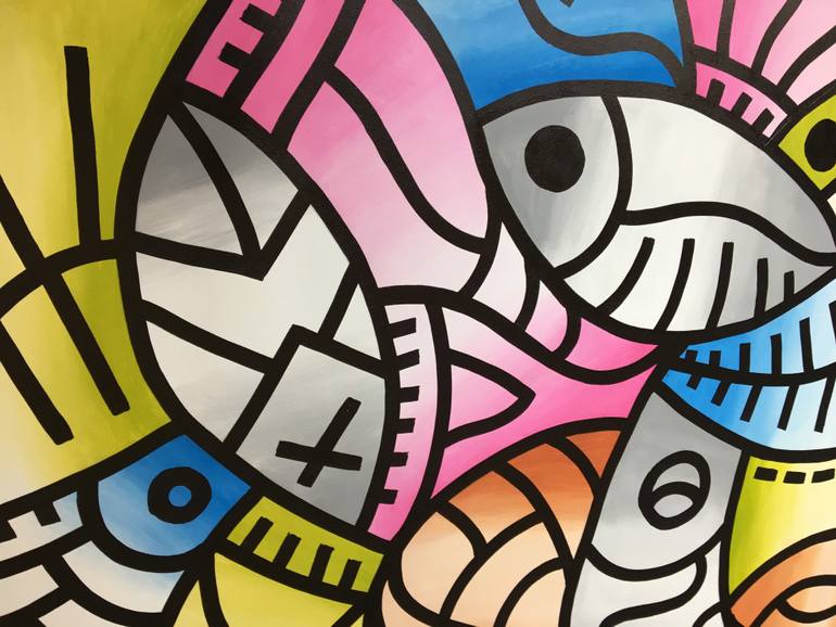 Original Modernism Abstract Painting by Ottograph Amsterdam