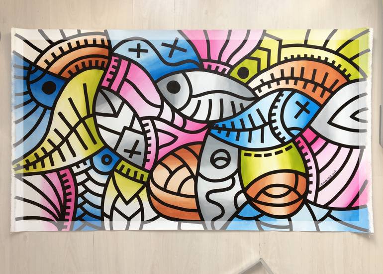 Original Modernism Abstract Painting by Ottograph Amsterdam
