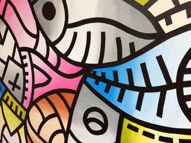 Original Modernism Abstract Painting by Ottograph Amsterdam