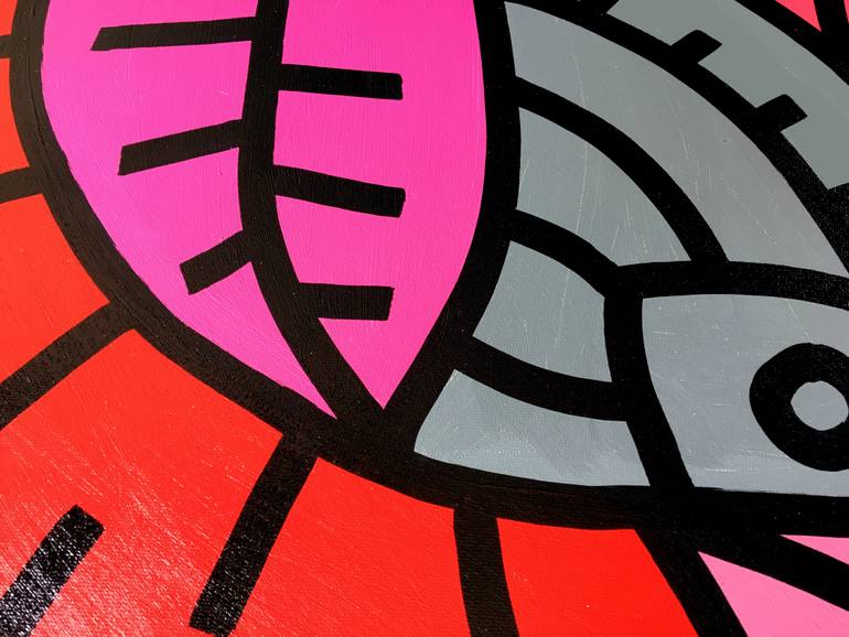 Original Abstract Nature Painting by Ottograph Amsterdam