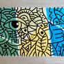 ottograph painting - i got skillz - acrylic and ink on canvas - 85x155 cm #ottograph 2018