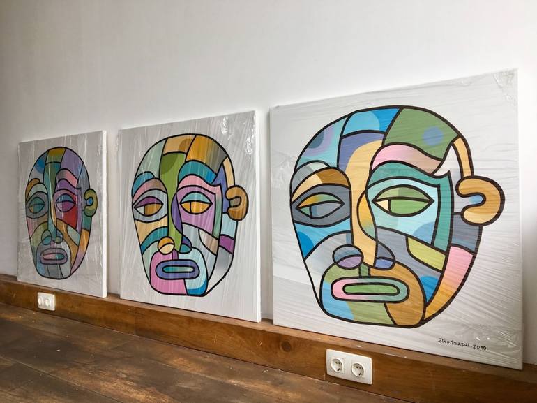 Original Pop Art People Painting by ottograph amsterdam