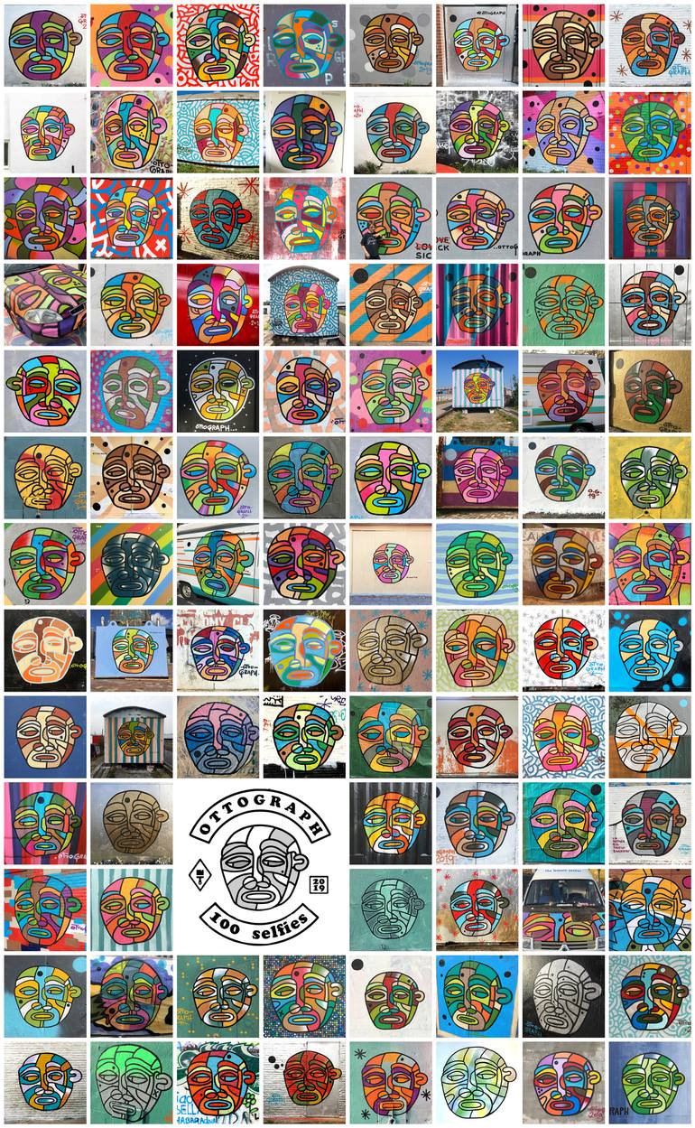 Original Pop Art People Painting by Ottograph Amsterdam