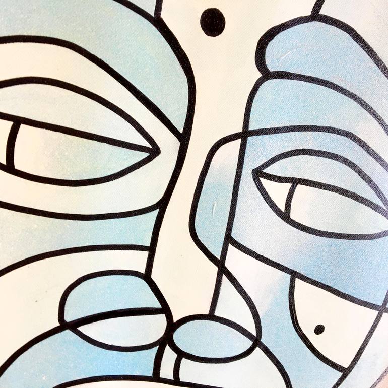 Original Pop Art People Painting by Ottograph Amsterdam