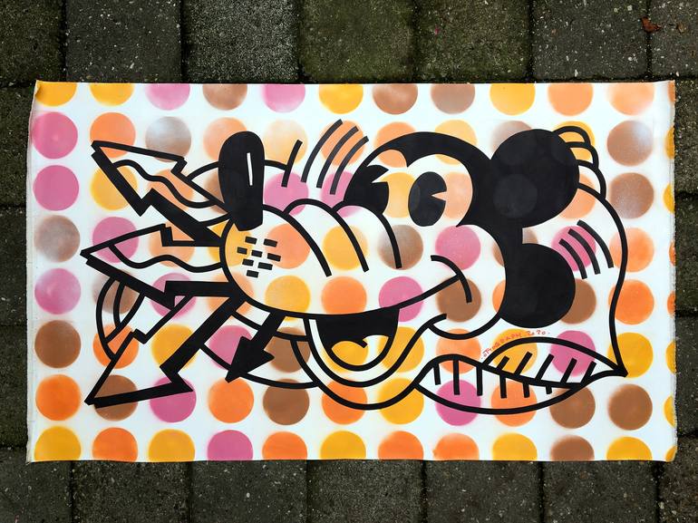 Original Cartoon Painting by ottograph amsterdam