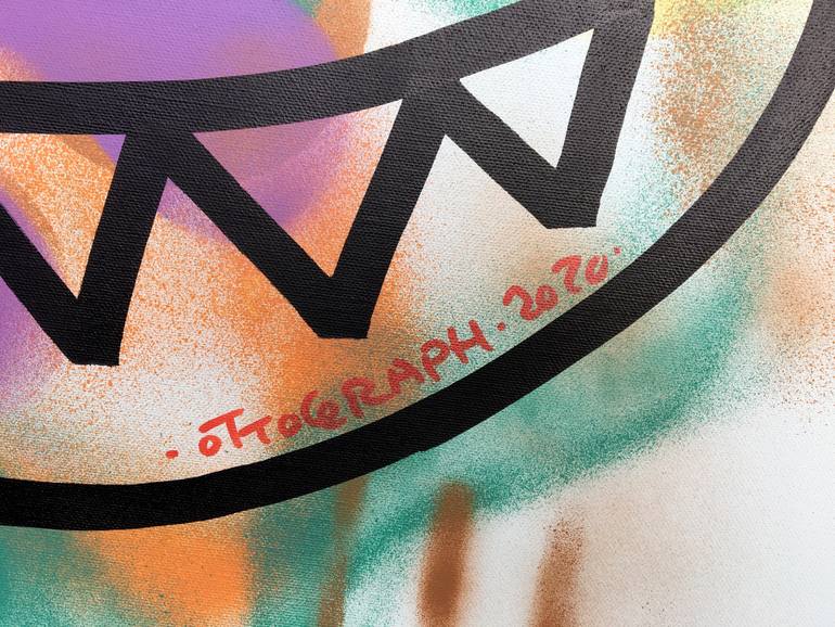 Original Pop Art Abstract Painting by Ottograph Amsterdam