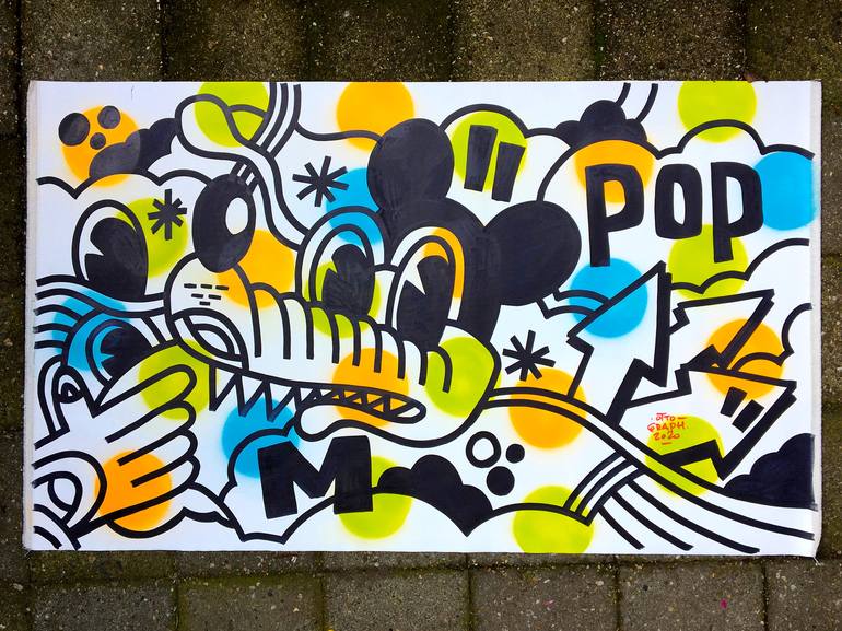 Original Cartoon Painting by ottograph amsterdam