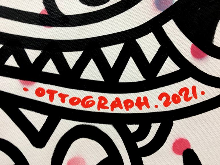 Original Abstract Pop Culture/Celebrity Painting by Ottograph Amsterdam