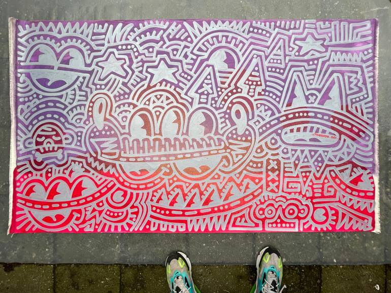 Original Pop Art Cartoon Painting by Ottograph Amsterdam