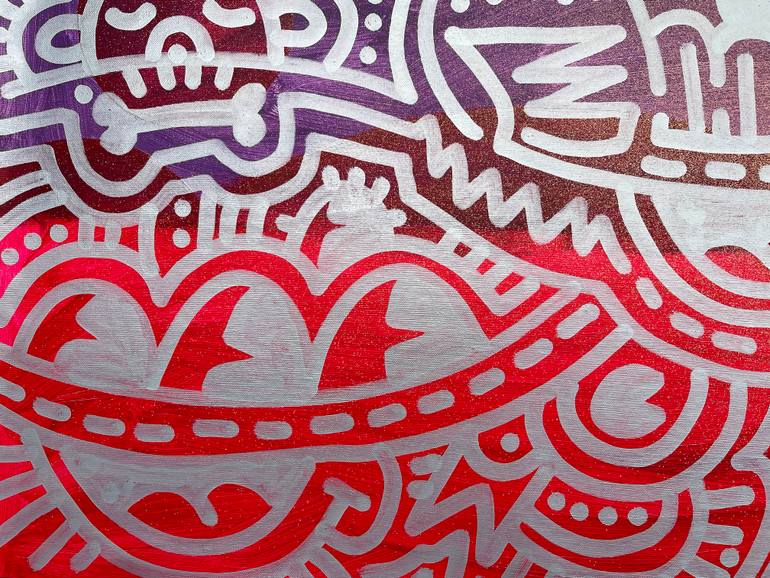 Original Pop Art Cartoon Painting by Ottograph Amsterdam
