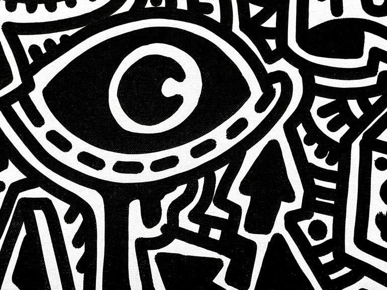 Original Abstract Pop Culture/Celebrity Painting by Ottograph Amsterdam