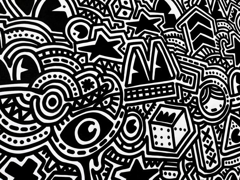 Original Abstract Pop Culture/Celebrity Painting by Ottograph Amsterdam