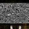 ottograph painting - face the facts - streetpaint on canvas - 85x155 cm #ottograph 2021
