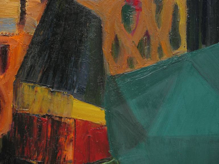 Original Abstract Expressionism Abstract Painting by Ugnius Motiejunas