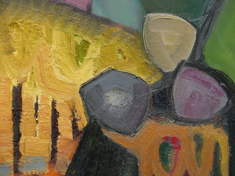 Original Abstract Expressionism Abstract Painting by Ugnius Motiejunas