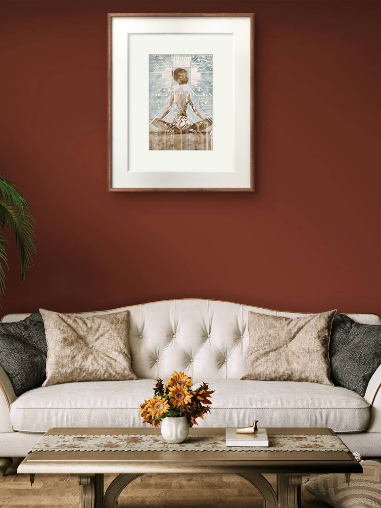 Original Algorithmic Women Mixed Media by Ifusha Kalina