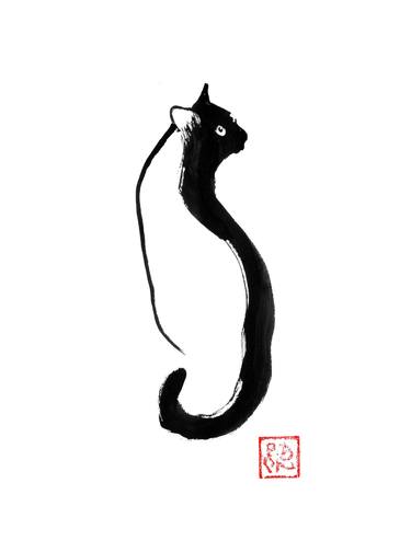 Original Fine Art Animal Drawings by pechane sumie