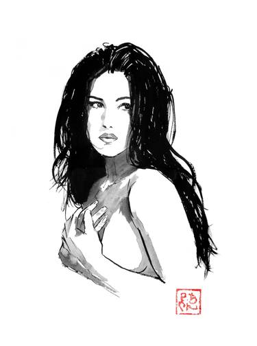 Print of Celebrity Drawings by pechane sumie