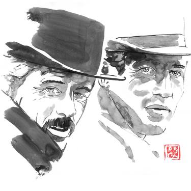 Original Fine Art Cinema Drawings by pechane sumie