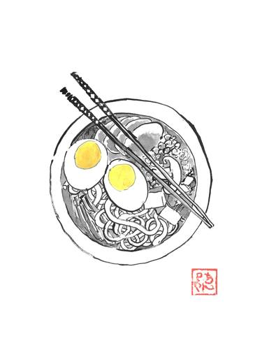 Original Food Drawings by pechane sumie