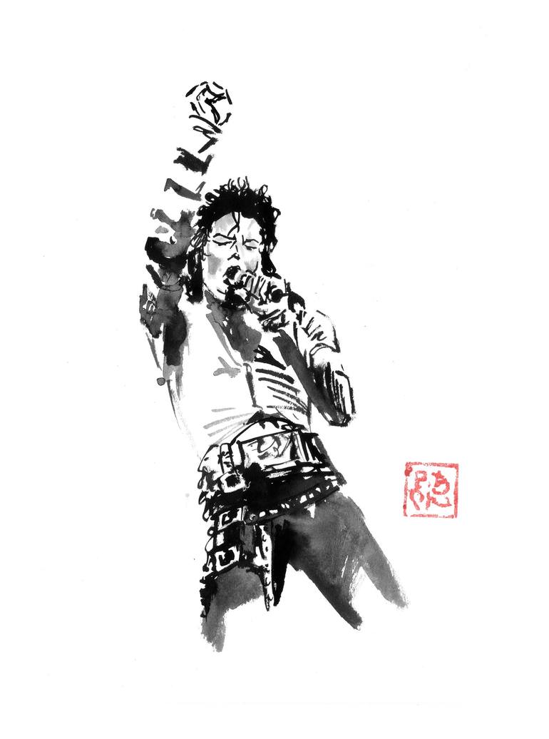 Michael Jackson - Onstage Canvas Print