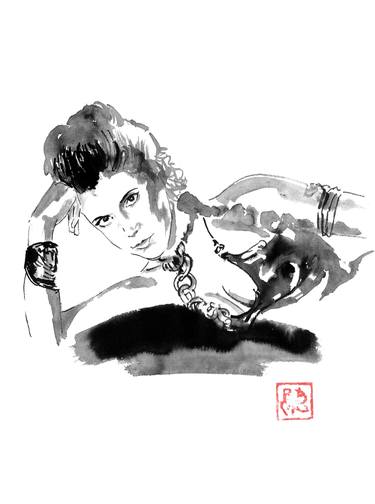 Original Fine Art Cinema Drawings by pechane sumie