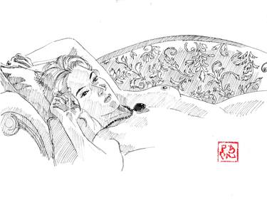 Original Fine Art Cinema Drawings by pechane sumie