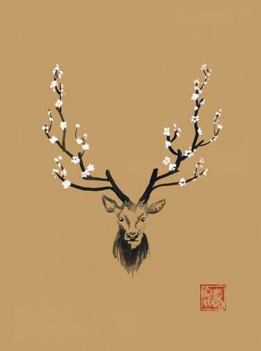 Print of Figurative Animal Drawings by pechane sumie