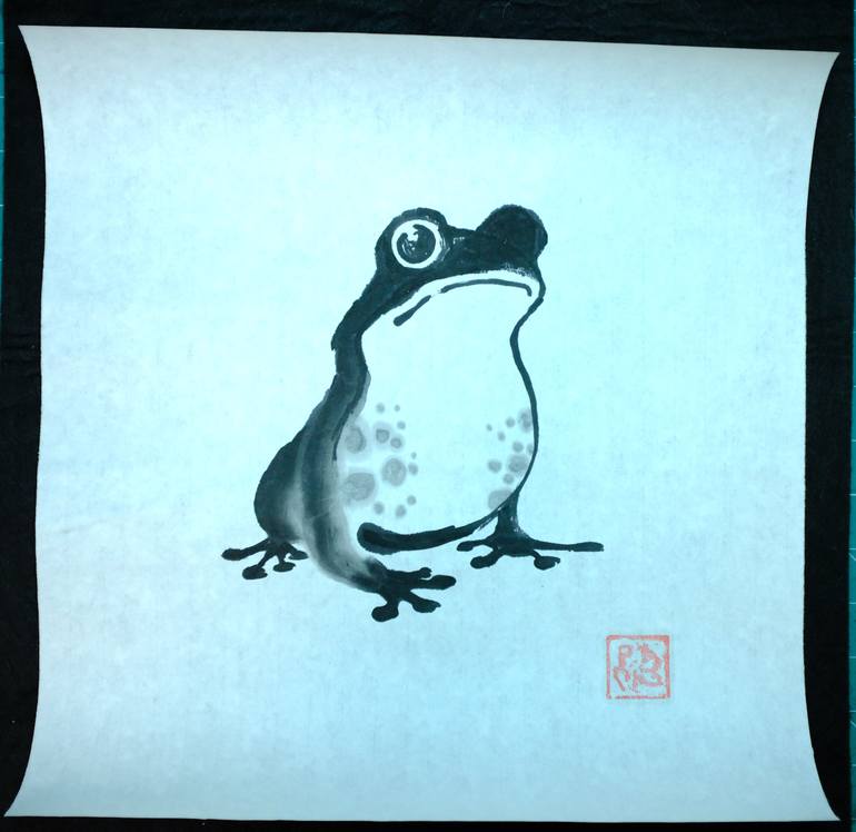 Original Minimalism Animal Drawing by Pechane Sumie
