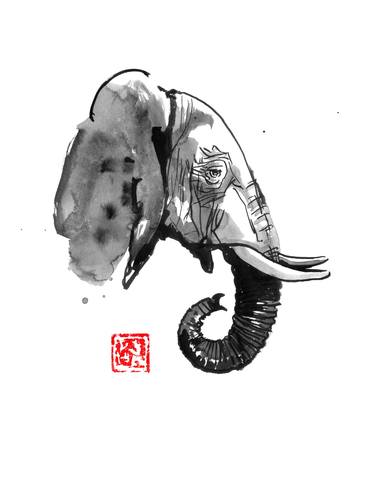 Original Animal Drawings by pechane sumie