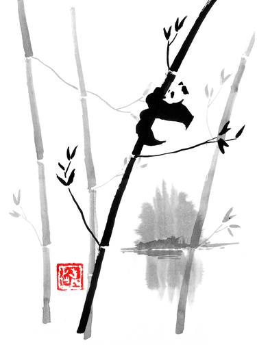 panda in his tree and island thumb
