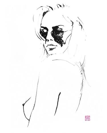 Print of Fine Art Nude Paintings by pechane sumie