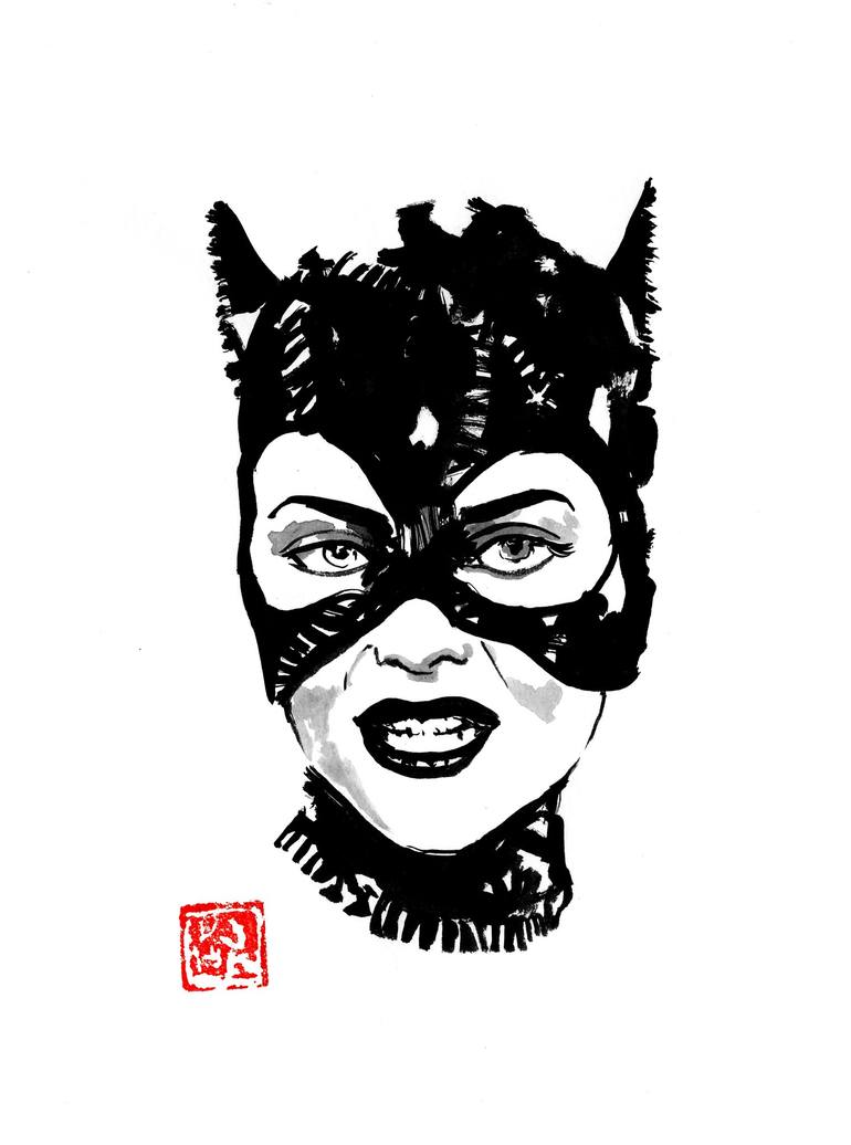 Catwoman 89 Drawing By Pechane Sumie Saatchi Art