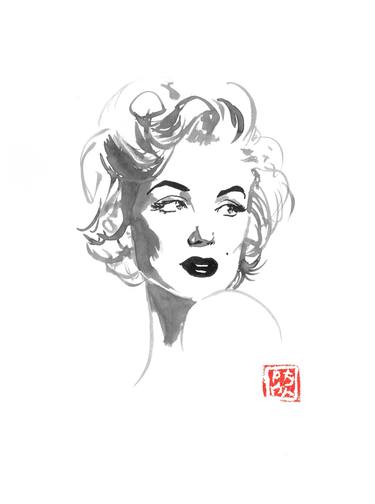 Original Fine Art Cinema Drawings by pechane sumie