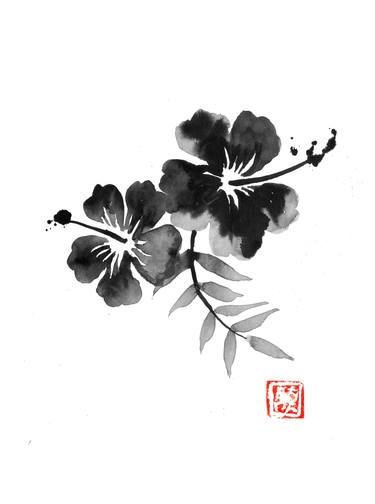 Original Nature Drawings by pechane sumie
