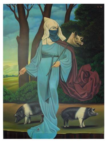Print of Figurative Classical mythology Paintings by Stuart Walker