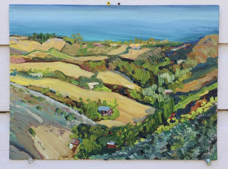 Original Impressionism Landscape Painting by Sari Rodriguez