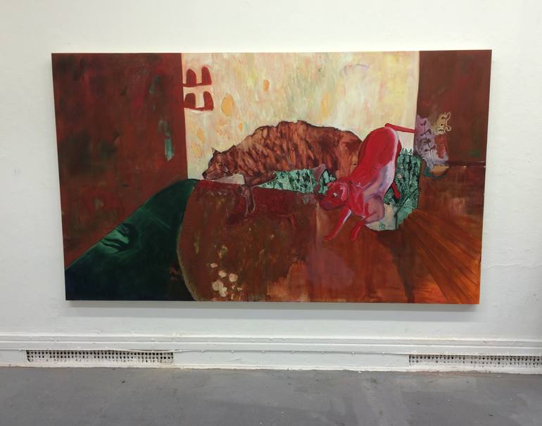 Original Figurative Animal Painting by Sam Taylor