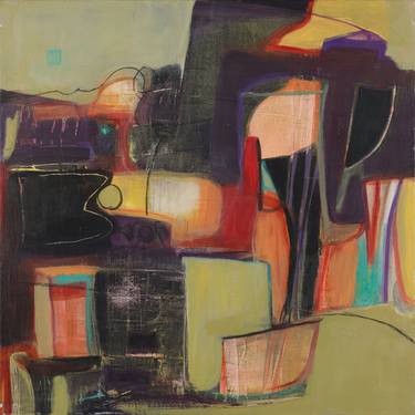 Original Contemporary Abstract Paintings by Lyn Fernandez aka LAF Art