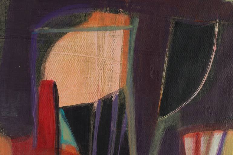 Original Contemporary Abstract Painting by Lyn Fernandez Aka Laf Art